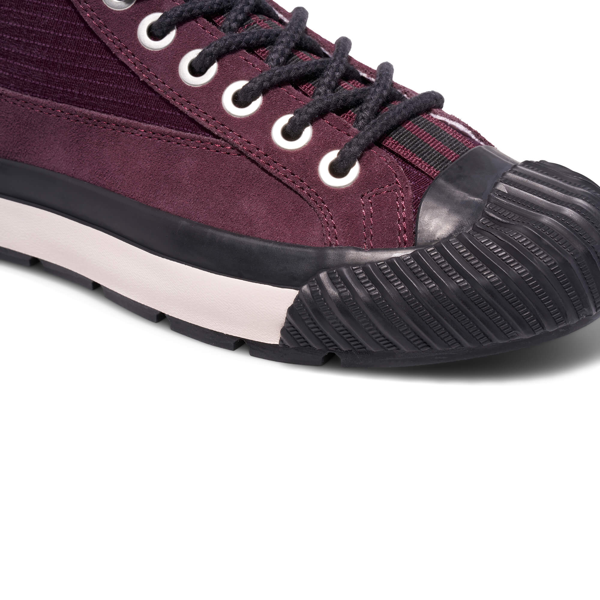Grounder Hiker High-Top Burgundy/Black - Image 9