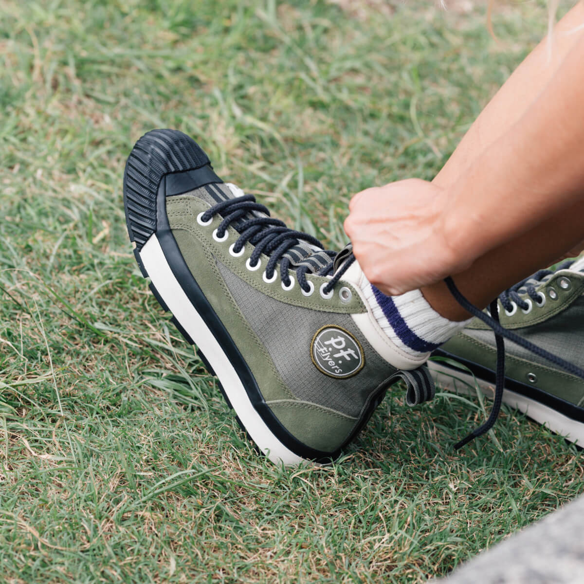 Grounder Hiker High-Top Military Green/Black - Image 12