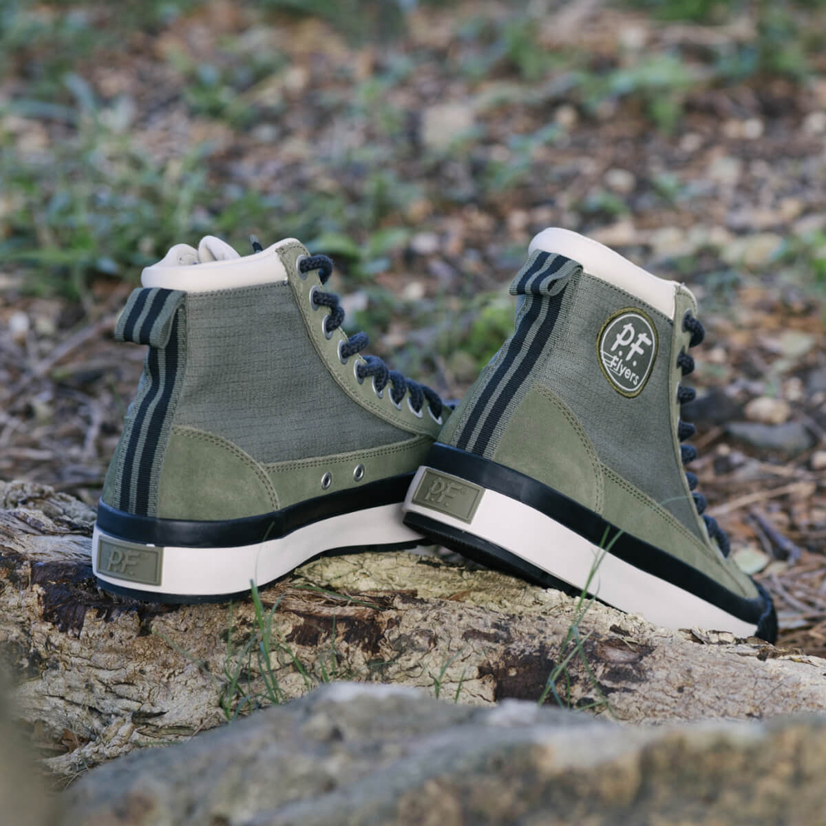 Grounder Hiker High-Top Military Green/Black - Image 6