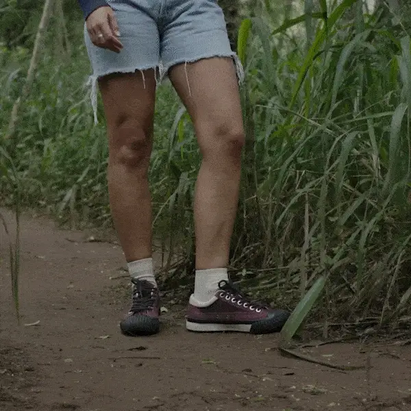 Grounder Hiker Low-Top Burgundy/Black - Image 4