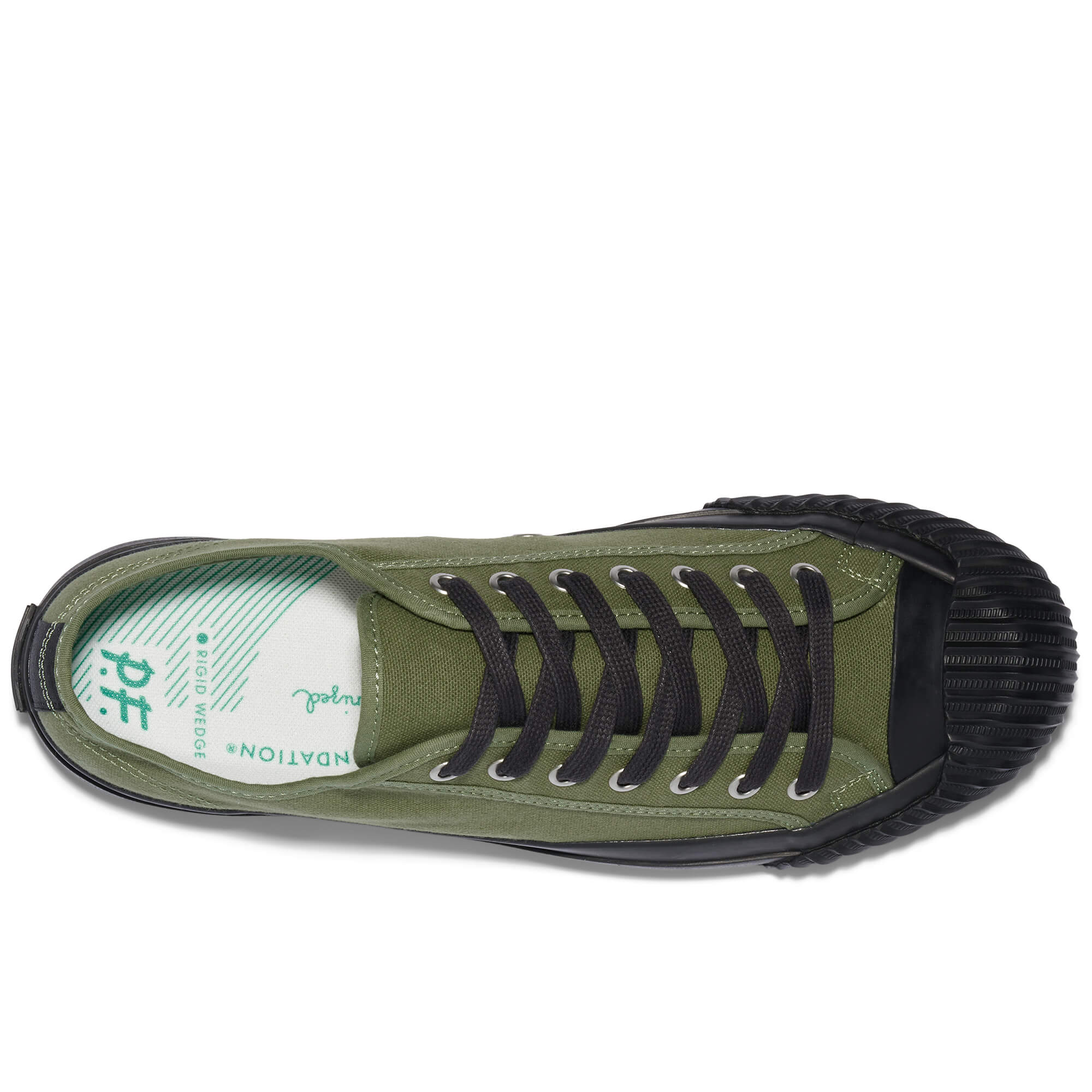 Grounder Low-Top Olive Green/Black - Image 8