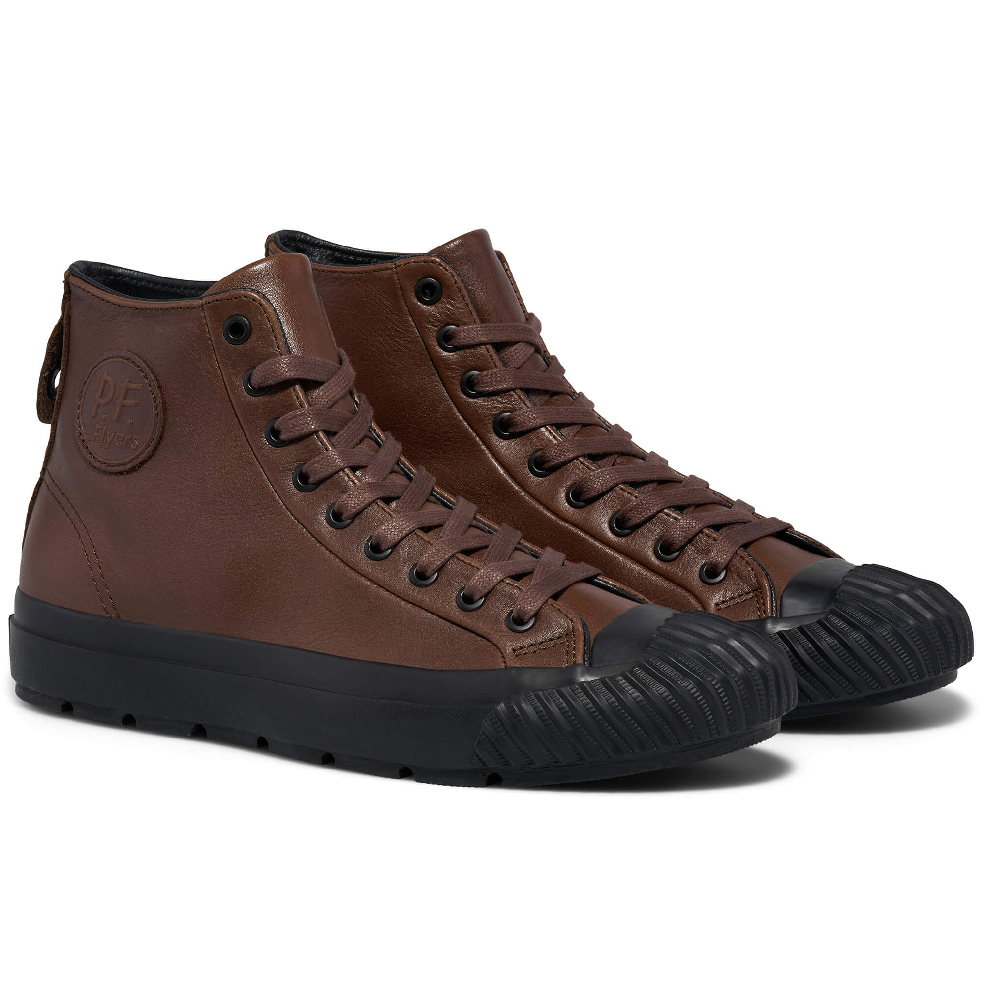 Grounder Luxe High-Top Brown/Black - Image 3