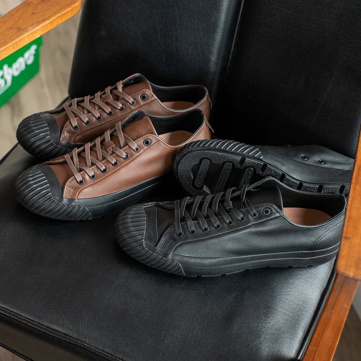 Grounder Luxe Low-Top Brown/Black - Image 11