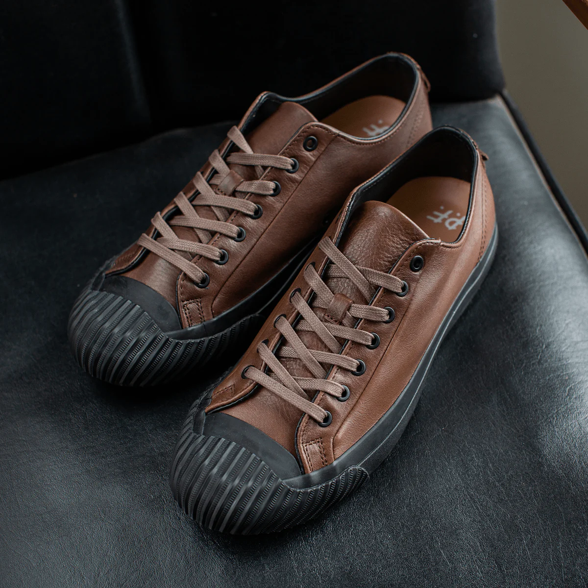 Grounder Luxe Low-Top Brown/Black - Image 3