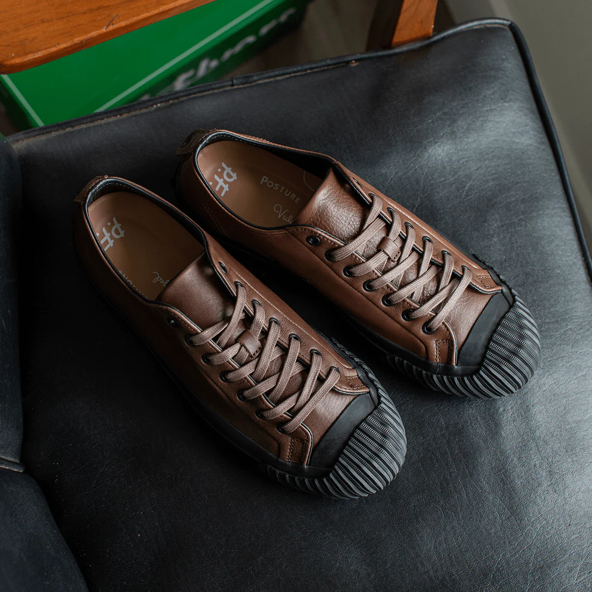 Grounder Luxe Low-Top Brown/Black - Image 7